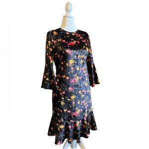 Velveteen Whimsygoth Flounce Dress XL